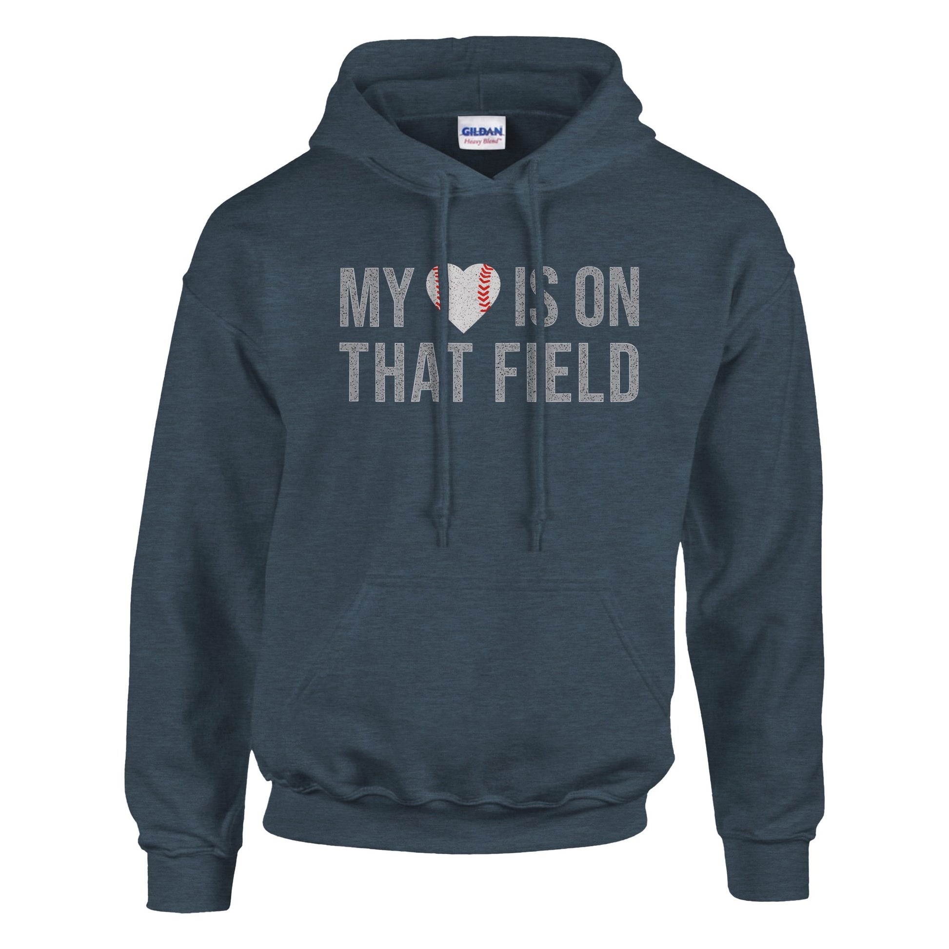 my heart is on that field baseball hoodie 1 Mom Dad Diva Family Threads