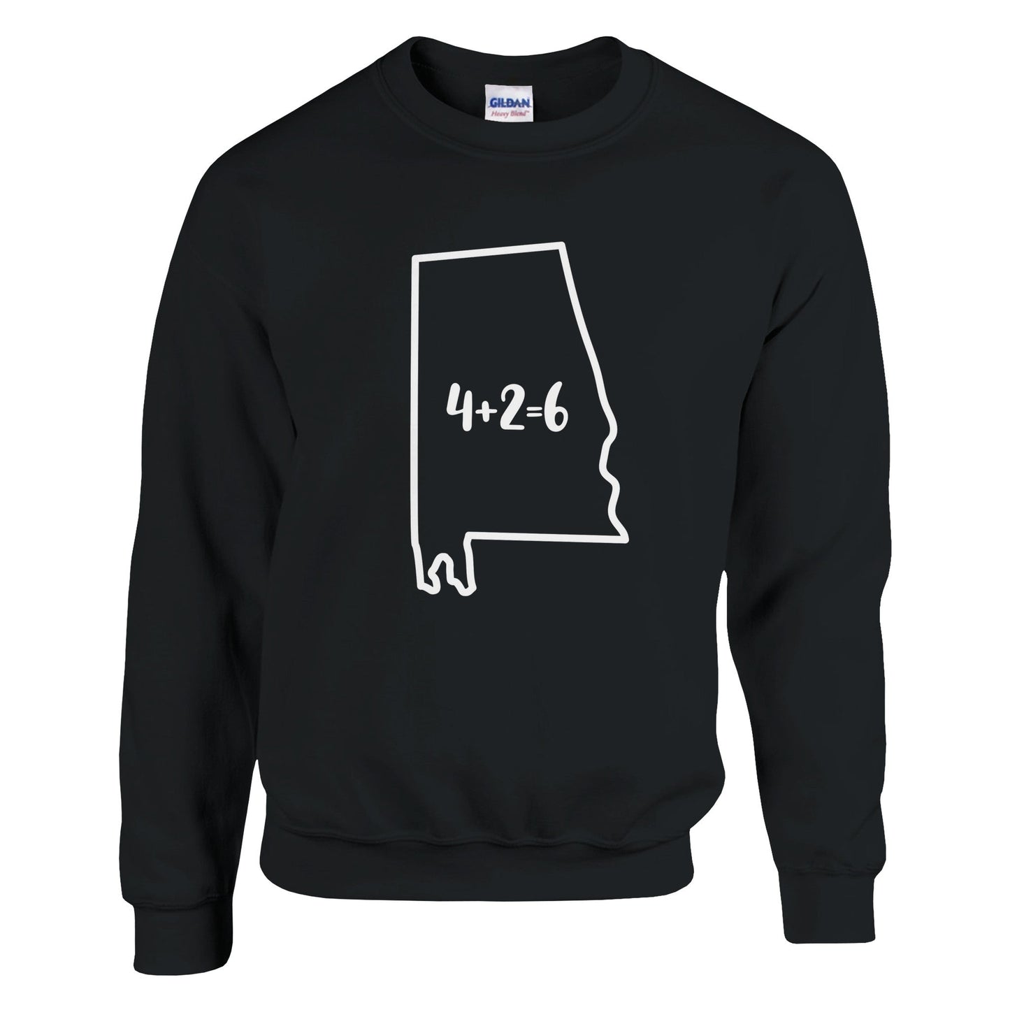 4+2=6 Alabama Unisex Sweatshirt - Diva Family Threads