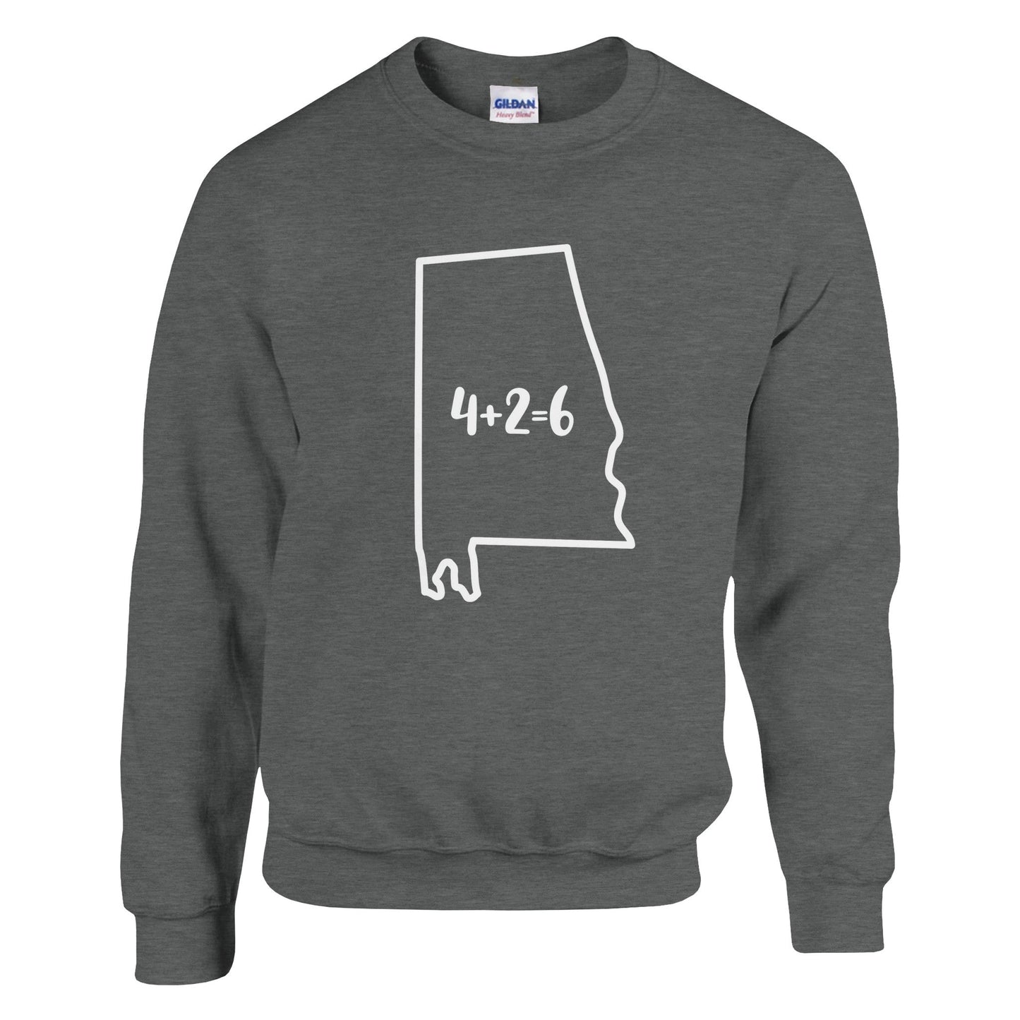 4+2=6 Alabama Unisex Sweatshirt - Diva Family Threads