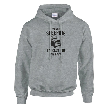 I'm Not Sleeping Hoodie | Funny Resting My Eyes Chair Graphic Sweatshirt - Diva Family Threads