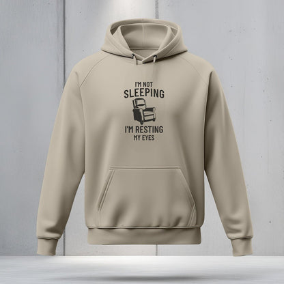 I'm Not Sleeping Hoodie | Funny Resting My Eyes Chair Graphic Sweatshirt - Diva Family Threads