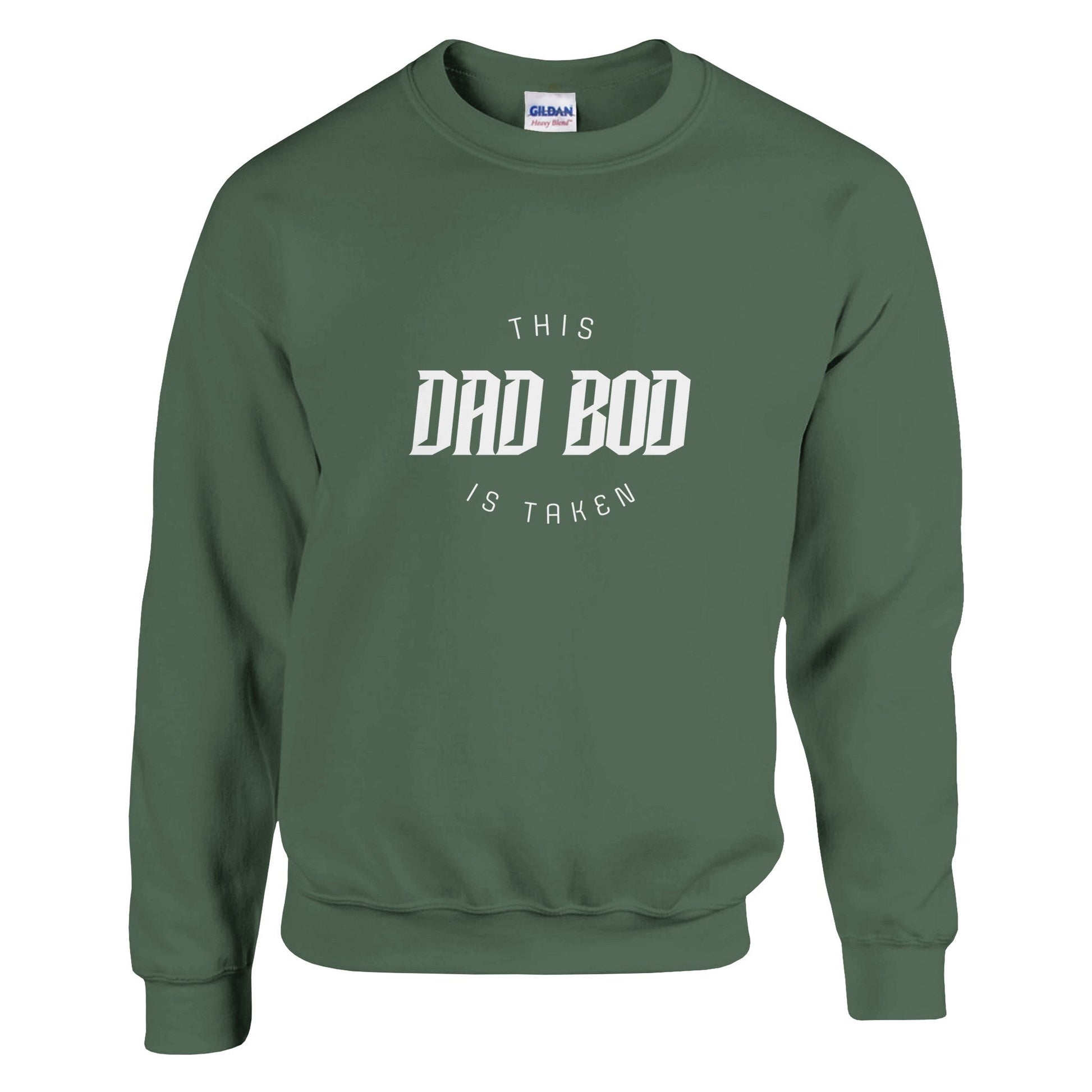 this dad bod is taken classic unisex crewneck sweatshirt gildan® 18000 Mom Dad Diva Family Threads