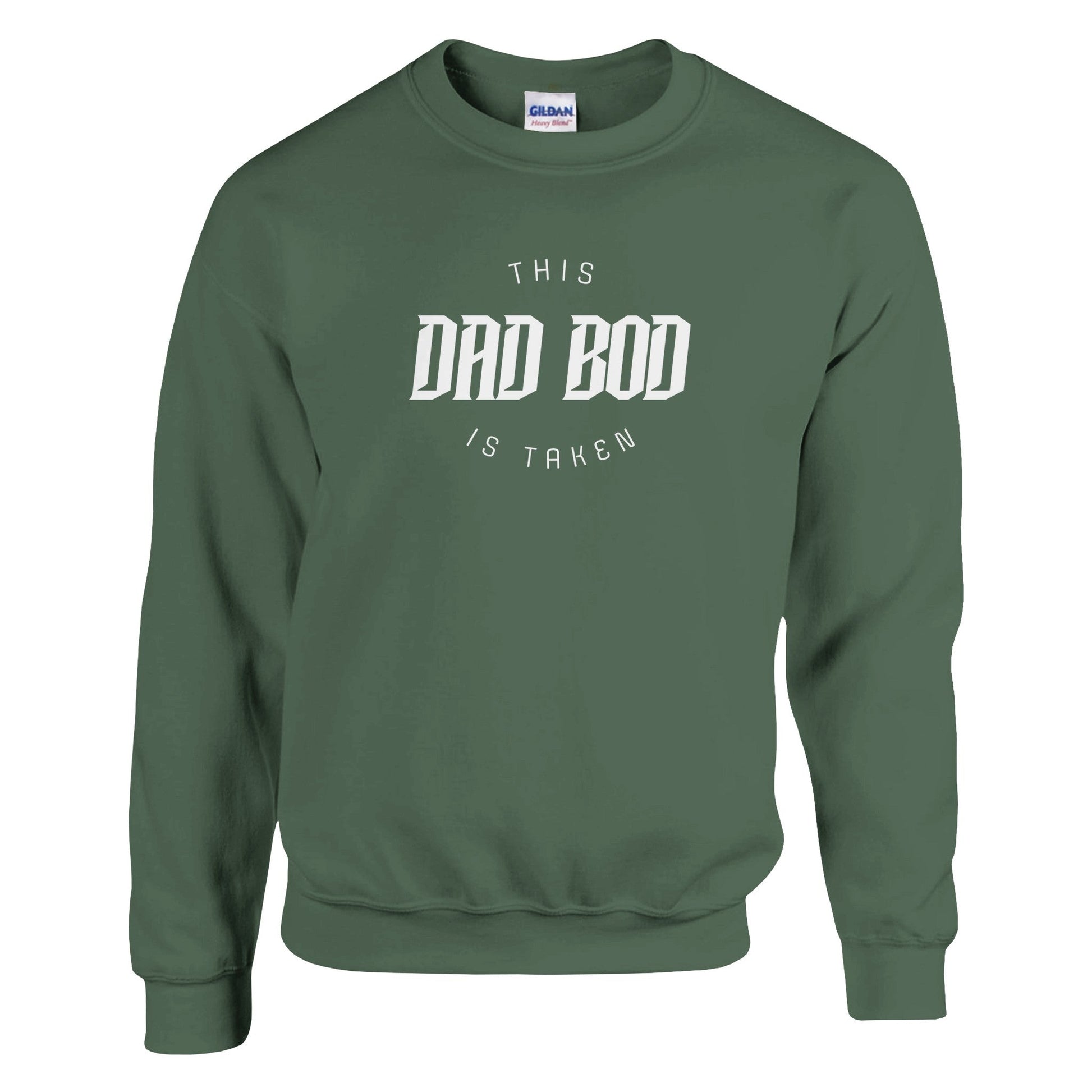 "This Dad Bod is Taken" Classic Unisex Crewneck Sweatshirt | Gildan® 18000 - Diva Family Threads