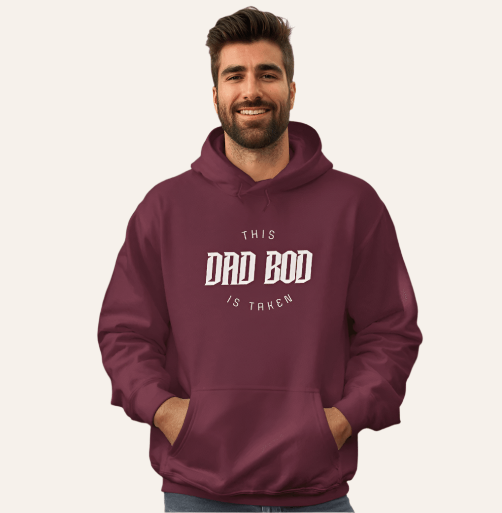 "This Dad Bod is Taken" Classic Unisex Pullover Hoodie | Gildan® 18500 - Diva Family Threads