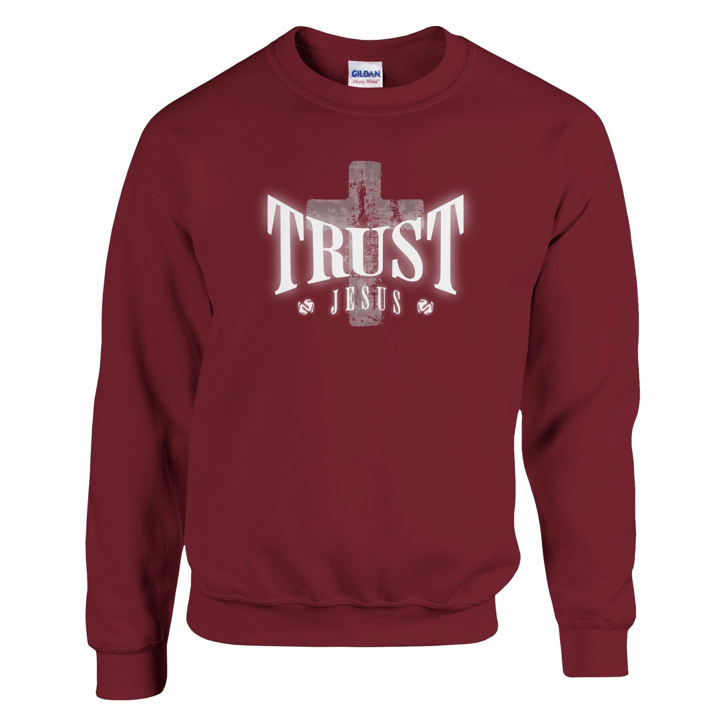 "Trust Jesus" Stylish T-shirt - Classic Unisex Crewneck Sweatshirt - Diva Family Threads